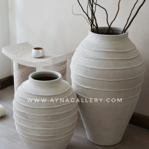 گلدان سفالی کالکشن برف