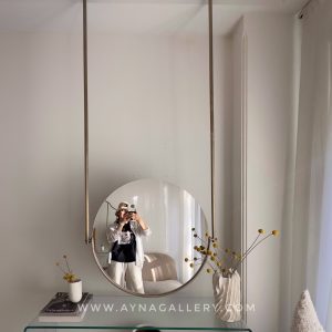 آینه گرد کنسولی هلن