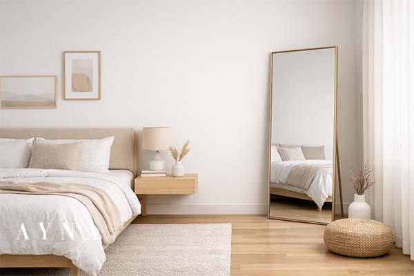 راهنمای انتخاب آینه قدی برای اتاق خواب